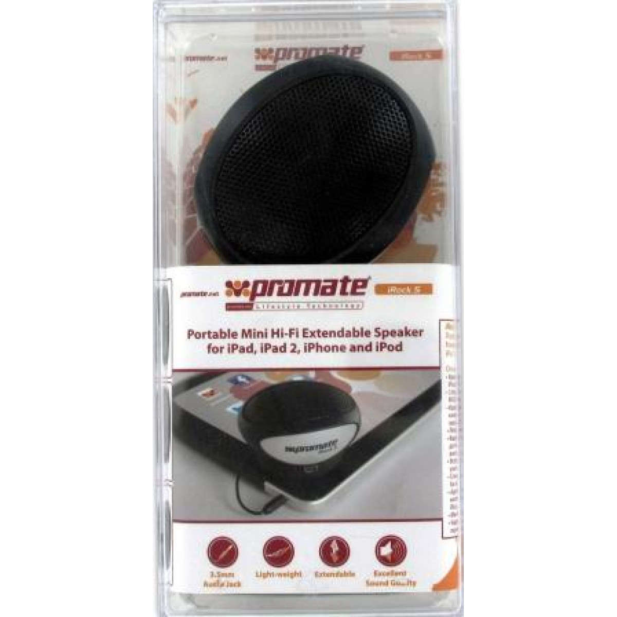 Promate Irock.5-Portable Mini Hi-Fi Extendable