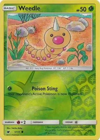 Weedle Reverse Holo