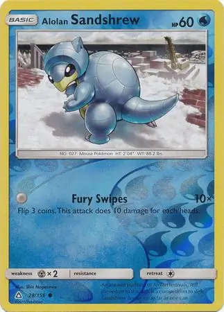Alolan Sandshrew Reverse Holo