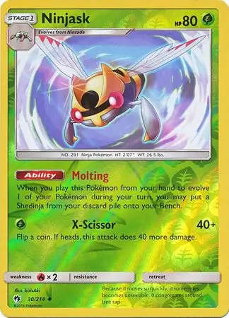 Ninjask Reverse Holo