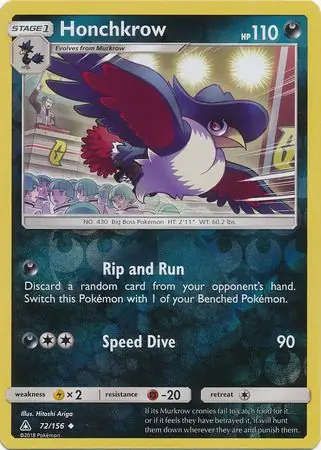 Honchkrow Reverse Holo