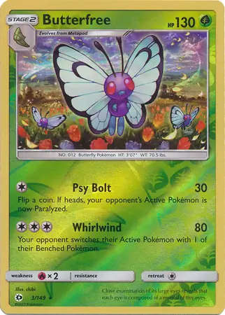 Butterfree Reverse Holo