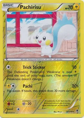 Pachirisu Reverse Holo