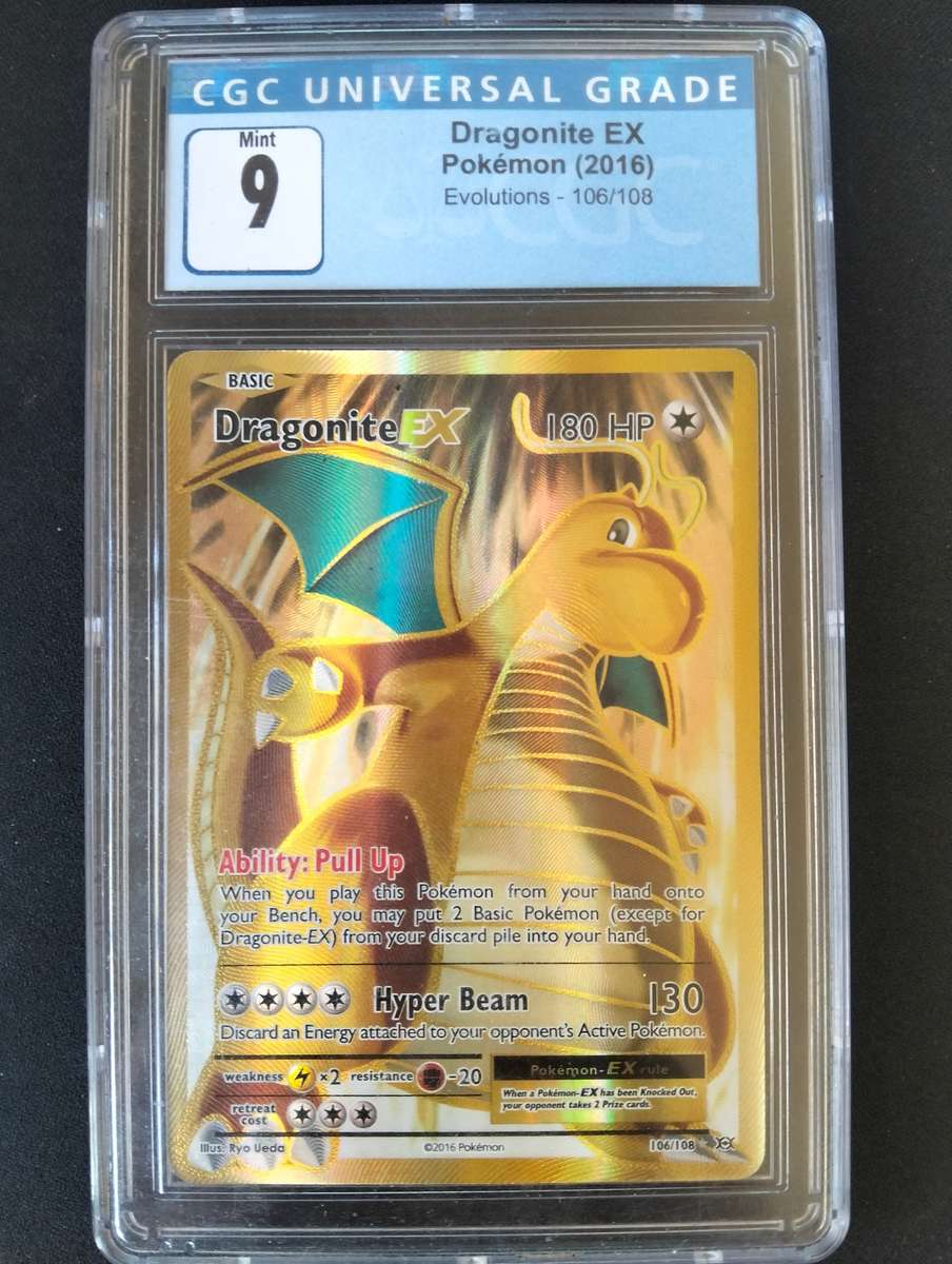 Dragonite Evolutions CGC 9 Graded