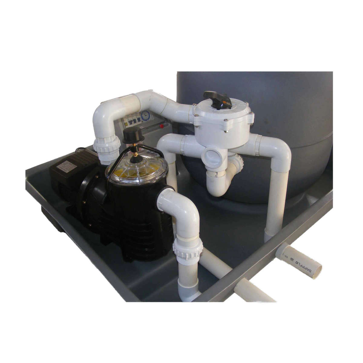 Aqua Max 3-Bag Filtration System Box | Complete - Grey Grey