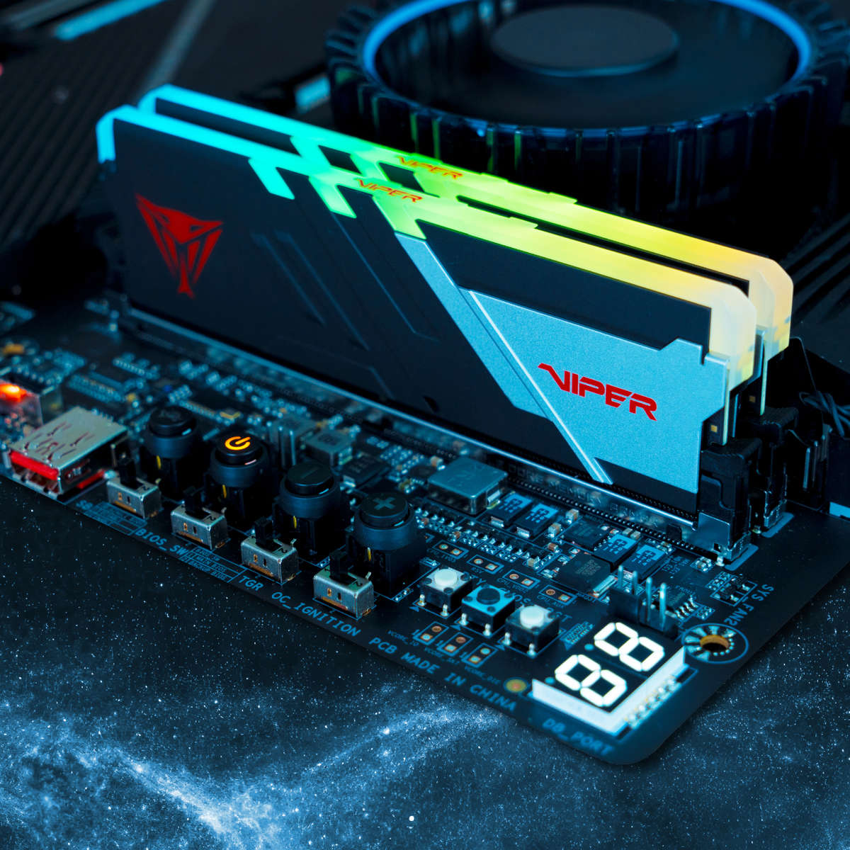 Patriot Viper Venom 64GB Kit (2x32GB) 6000MHz DDR5 Desktop Gaming Memory RGB