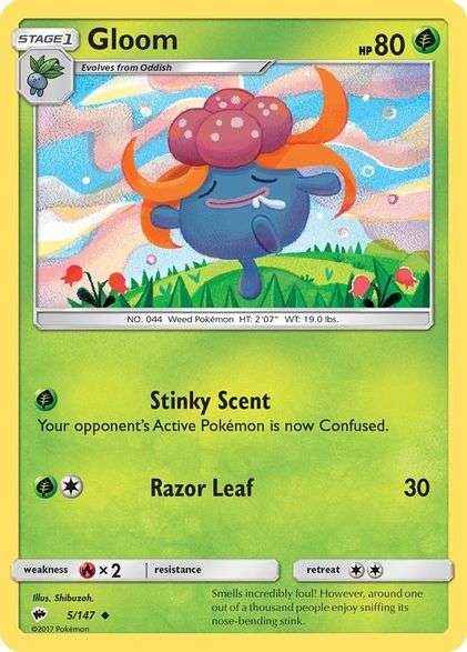 Pokemon - Gloom - SM - Burning Shadows