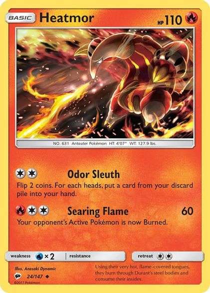 Pokemon - Heatmor - SM - Burning Shadows