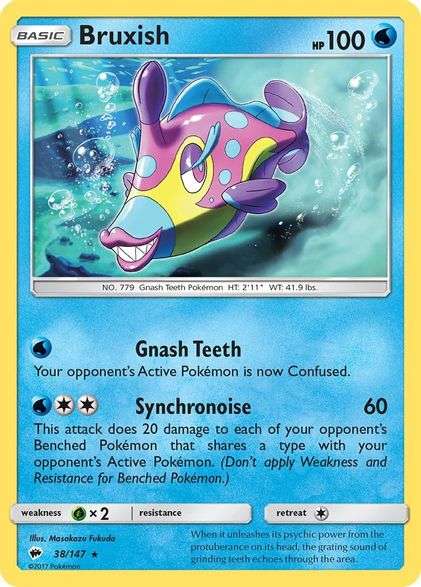 Pokemon - Bruxish - SM - Burning Shadows