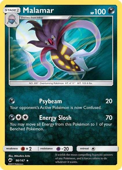 Pokemon - Malamar - SM - Burning Shadows