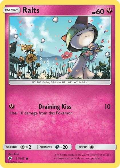 Pokemon - Ralts - SM - Burning Shadows