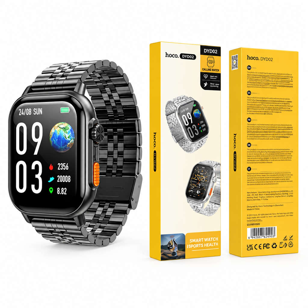 HOCO DYD02 Smartwatch  2.02" TFT, Bluetooth calling, HR & SpO2