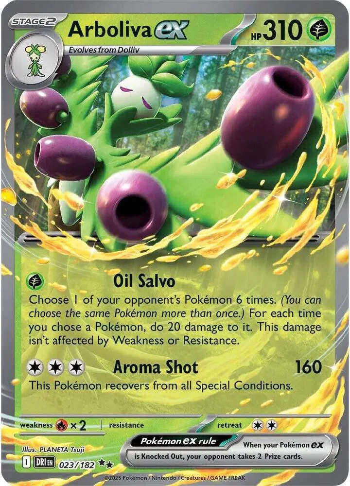Pokemon Cards - Arboliva ex 023/182