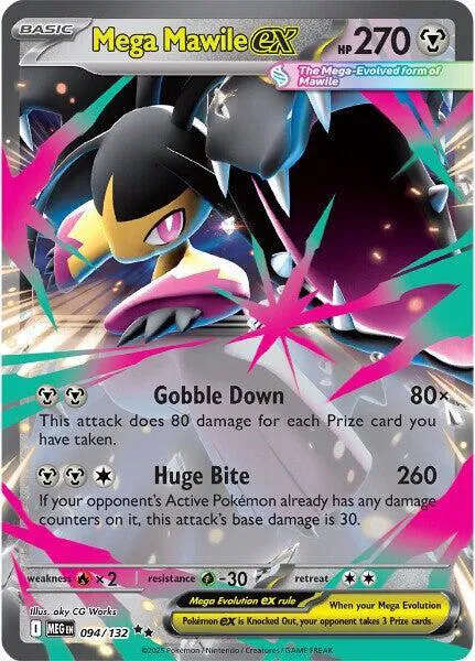 Pokemon Cards - Mega Mawile ex 094/132