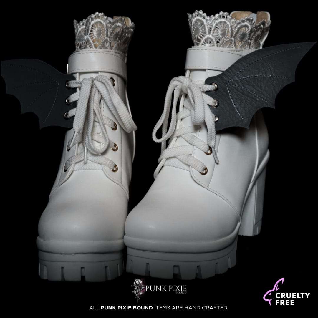 Bat Attack Shoe Wings | Black