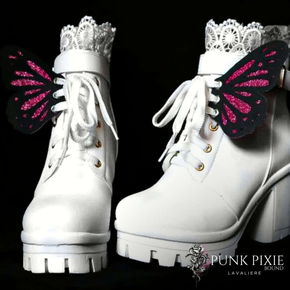 Butterfly Shoe Wings | Pink