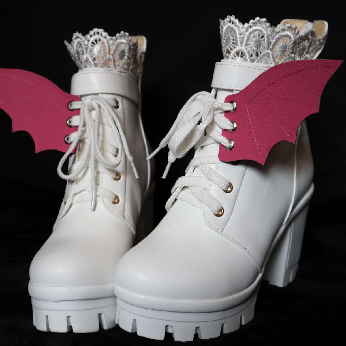 Bat Attack Shoe Wings | Pink