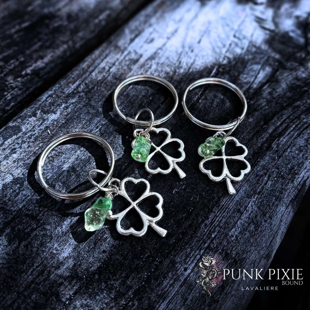 Clover Love Key Charm