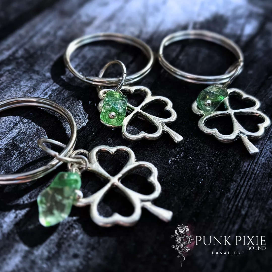 Clover Love Key Charm