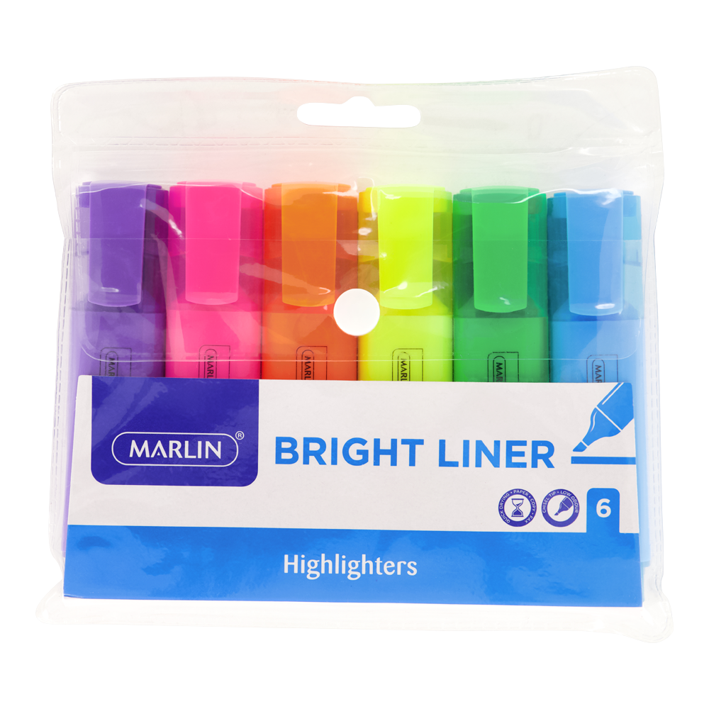 Marlin Bright Liners Highlighter 6?s