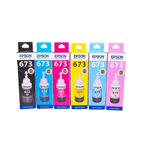 Epson T673 Value-Pack Compatible Inks (B/C/M/Y/LC/LM)