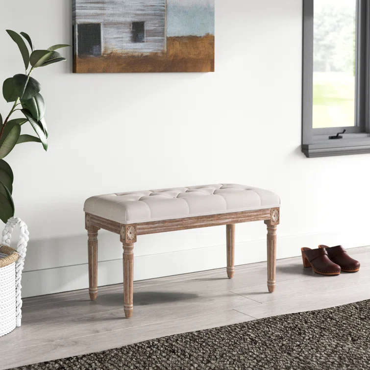 QandAHome-French Bedroom Bench
