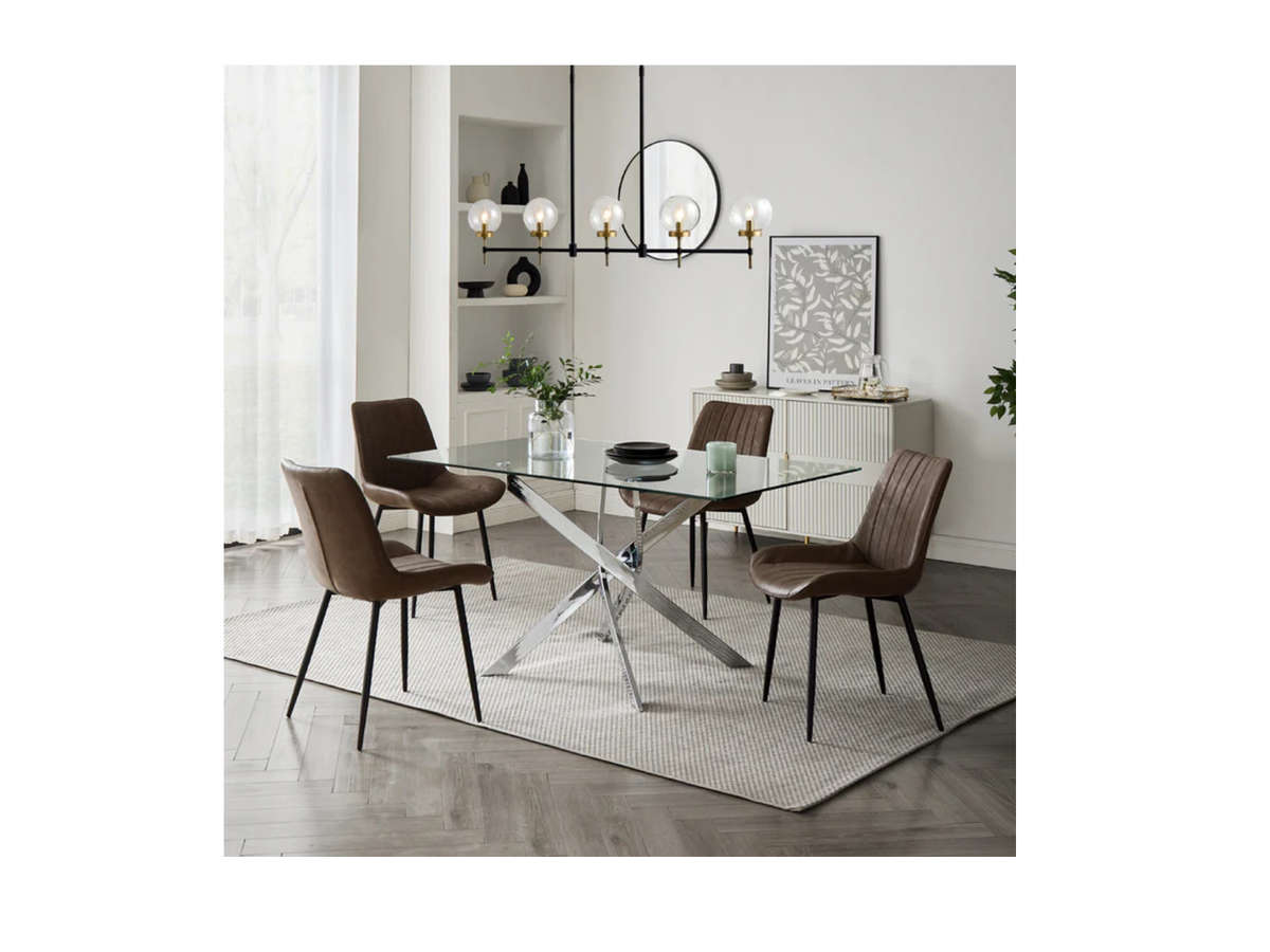 --Nia 6 Seater Dining Set