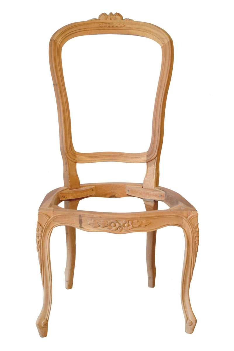 QandAHome-Anne  Chair Raw Frame