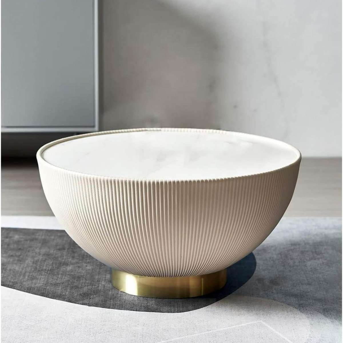 QandAHome-Glalie 70cm Sintered Stone Coffee Table