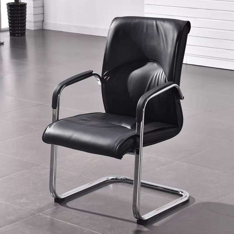 QandAHome-Leather Visitors Chair