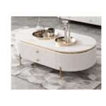--Classy Ribbed Coffee Table