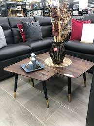 QandAHome-Walnut Nesting Tables