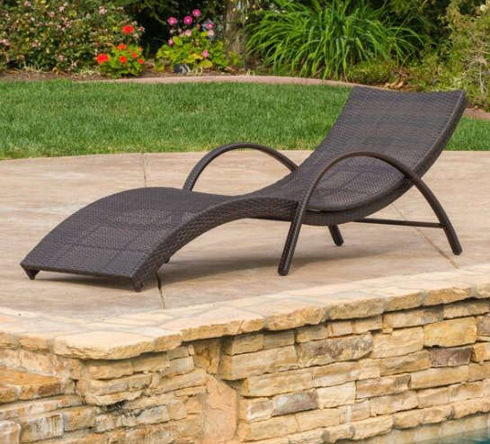QandAHome-Absolute Rattan Sunlounger
