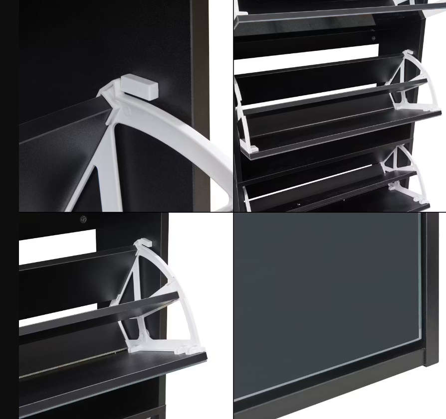 QandAHome-Mirage 5-Tier Shoe Rack
