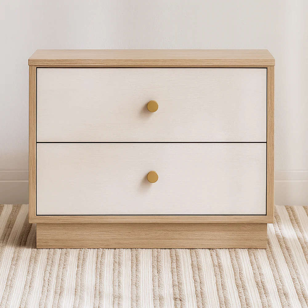 QandAHome-Nimbus 2-Drawer Night Stand