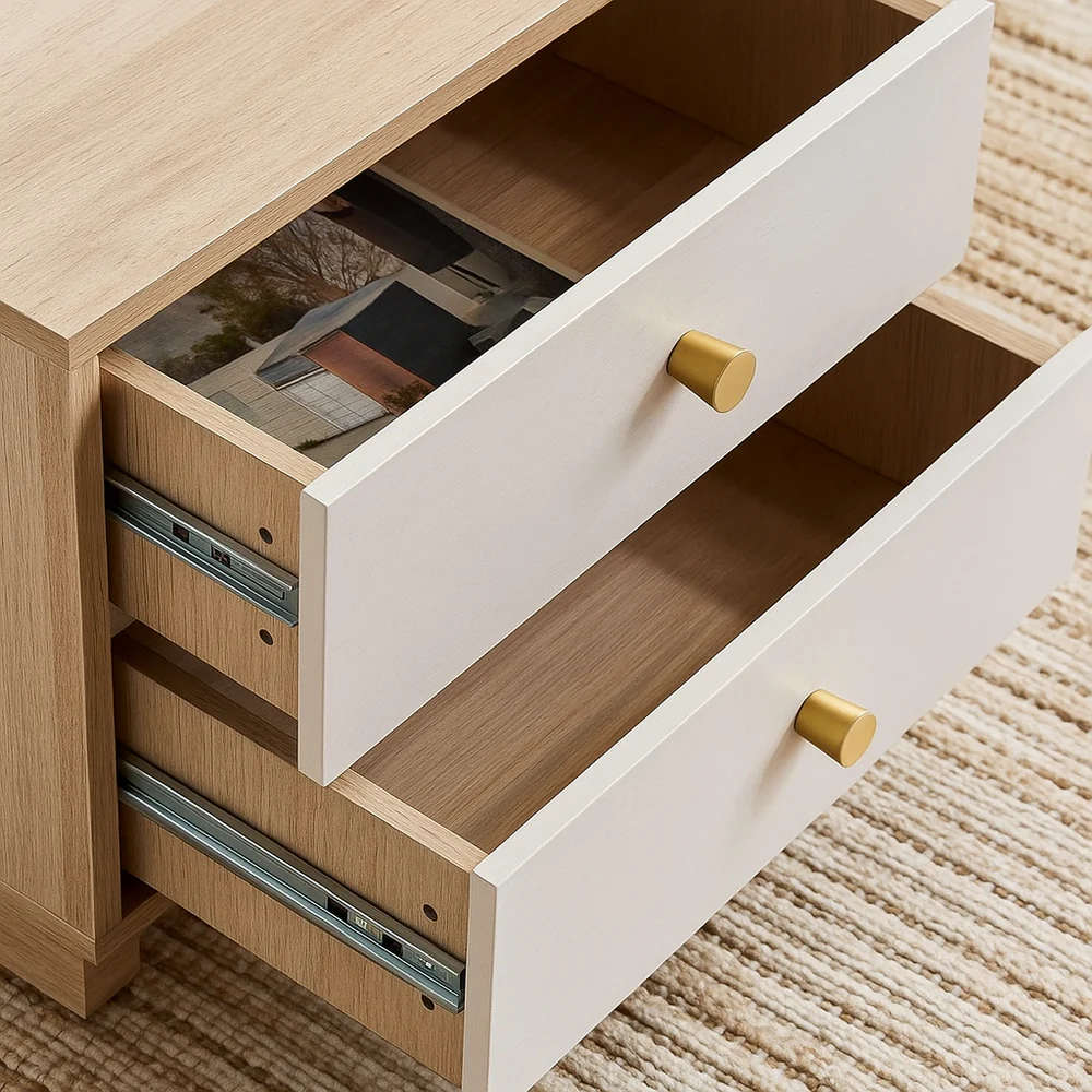 QandAHome-Nimbus 2-Drawer Night Stand