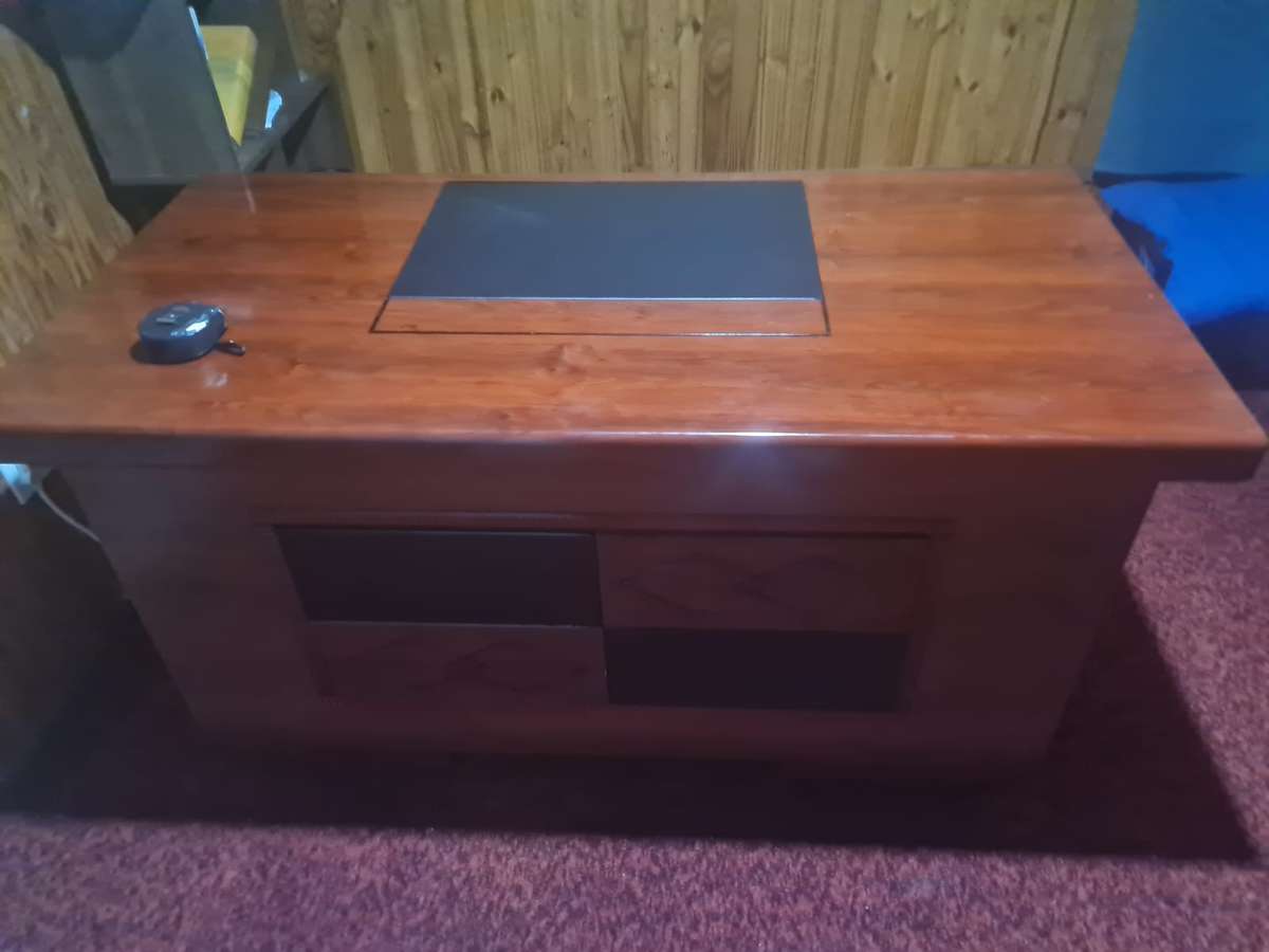 QandAHome Executive Mahogany 1.4m Office Table