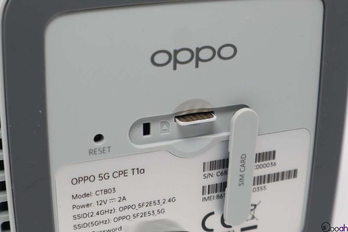 OPPO - CPE T1A - 5G ROUTER - WORKS WITH RAIN SIMCARD - NEW OPENED BOX