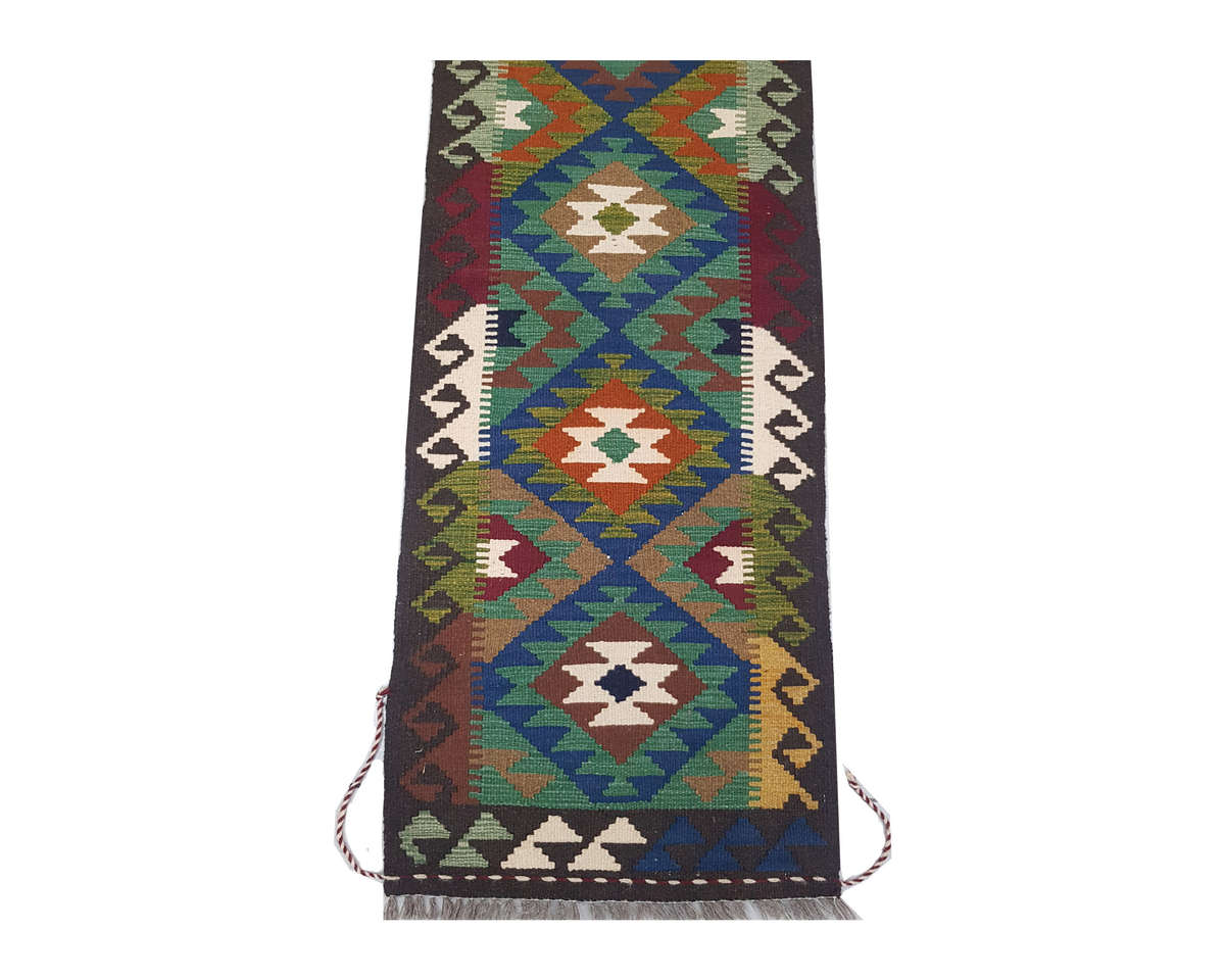 Beautiful Handmade Maimana kilim 196 x 59 cm
