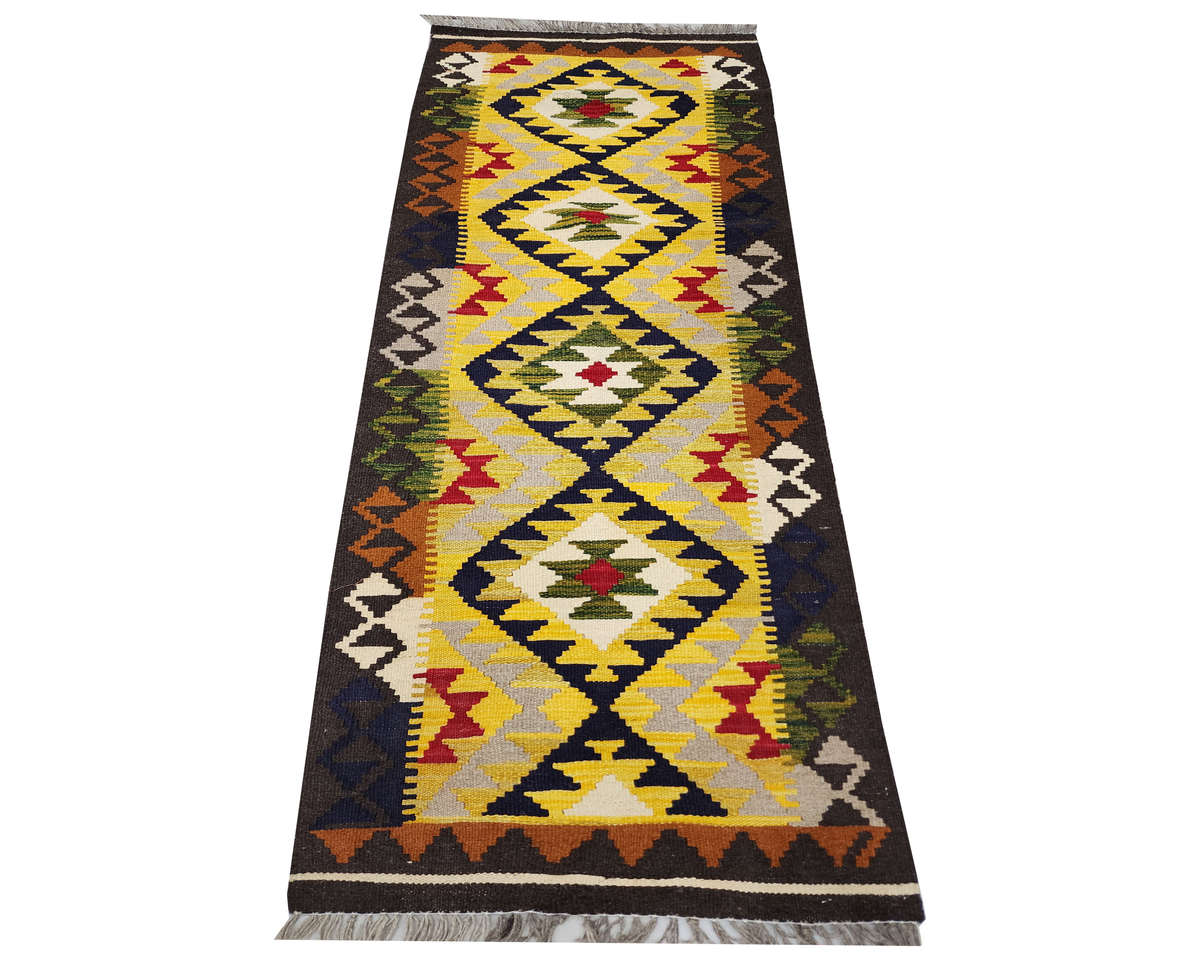 Beautiful Handmade Maimana kilim 200 x 62  cm