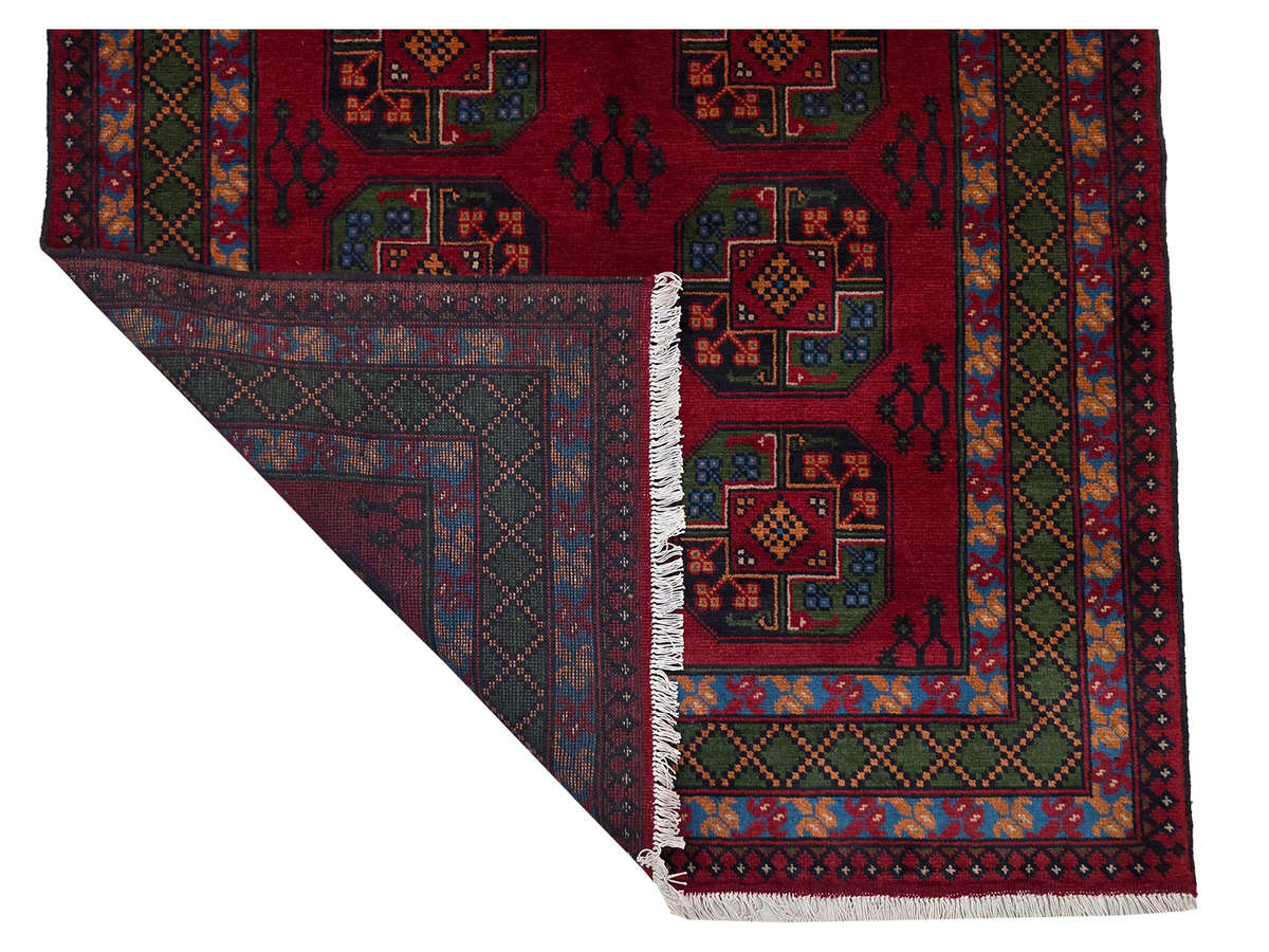 Beautiful Afghan Kunduz Handmade Carpet 198 x 154 CM