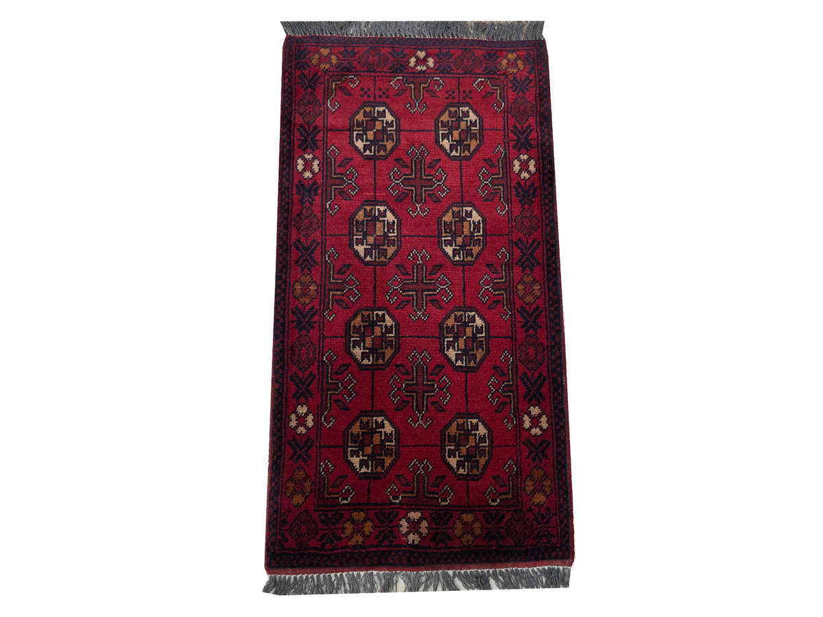 Beautiful Handmade Afghan Turkman Carpet 100 x 60 cm