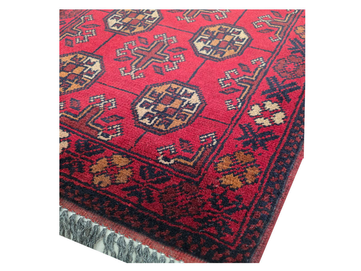 Beautiful Handmade Afghan Turkman Carpet 100 x 60 cm