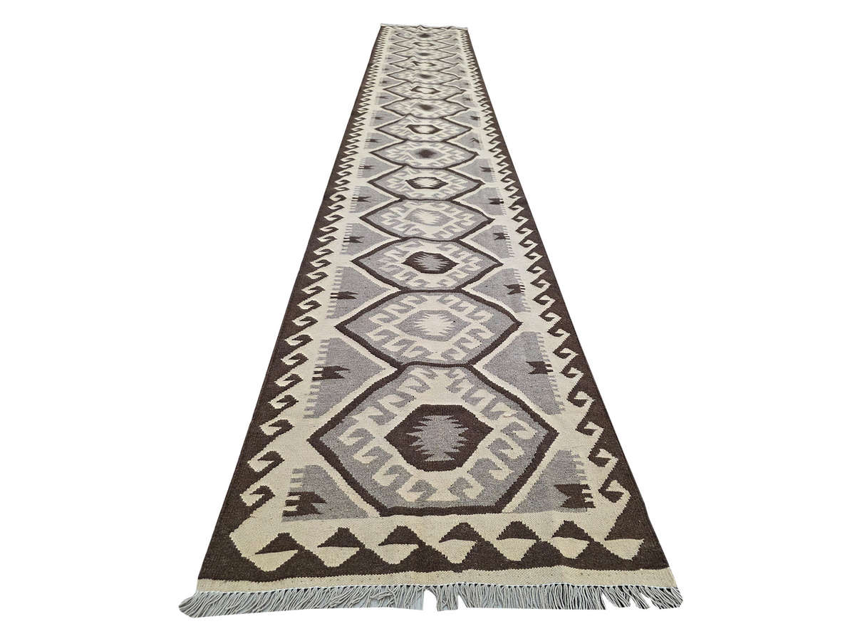 5 Meter Handwoven Natural Kilim 480 x 80 CM