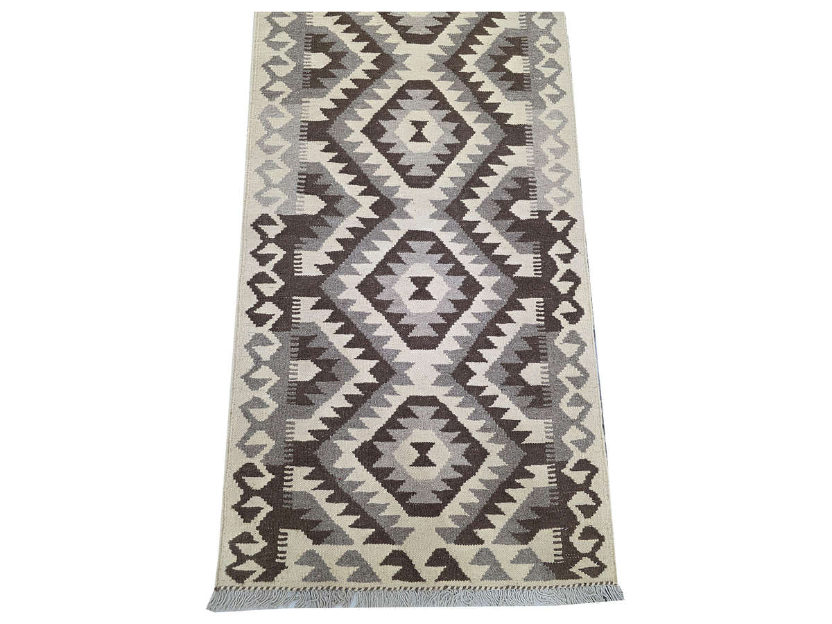 6 Meter Handwoven Natural Kilim 598 x 89 CM