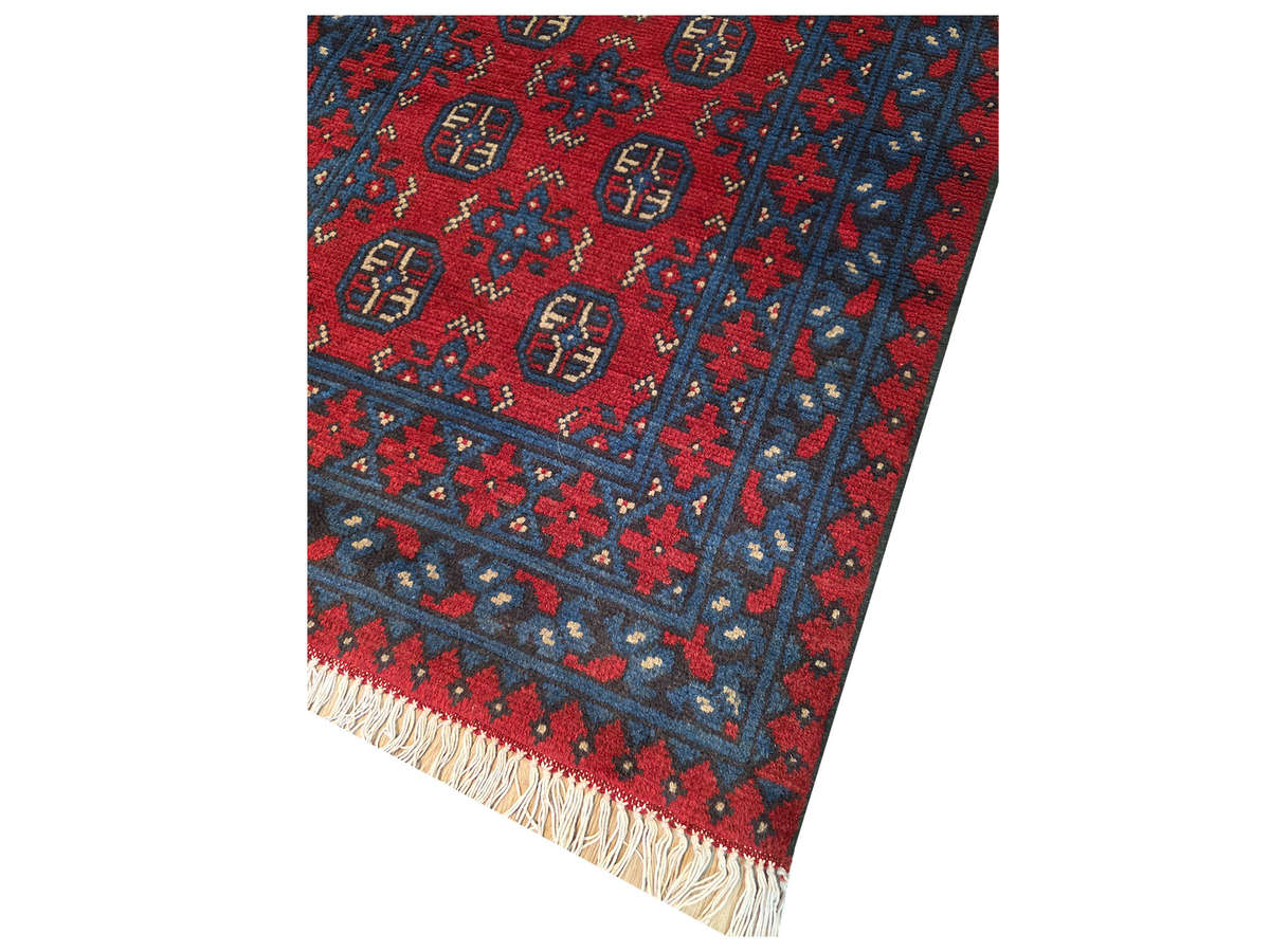 4 Metre Afghan Kunduz Bukhara Carpet 392 x 82 CM