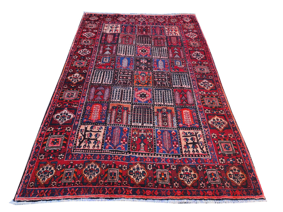 Stunning Pre-loved Bakhtiar Persian Carpet 315 x 216 cm  Thick Wool Handmade Rug