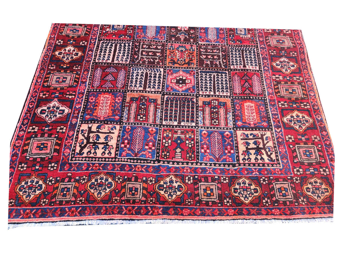 Stunning Pre-loved Bakhtiar Persian Carpet 315 x 216 cm  Thick Wool Handmade Rug