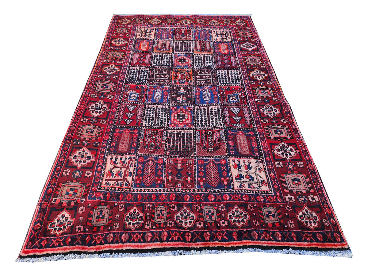 Stunning Pre-loved Bakhtiar Persian Carpet 315 x 216 cm  Thick Wool Handmade Rug
