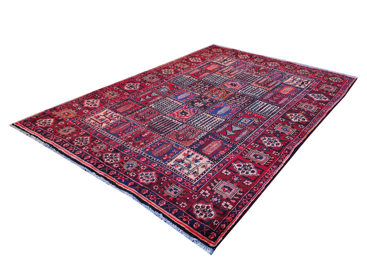 Stunning Pre-loved Bakhtiar Persian Carpet 315 x 216 cm  Thick Wool Handmade Rug